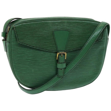 LOUIS VUITTON Epi Jeune Fille MM Shoulder Bag Green M52154 LV Auth 84381