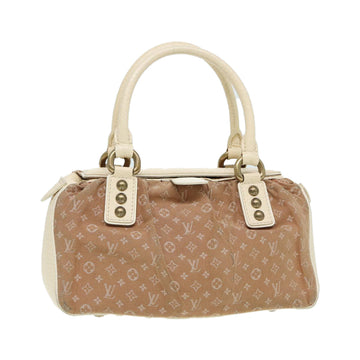 LOUIS VUITTON Monogram Mini Lin Trapeze PM Hand Bag Brown M40059 LV Auth 84393