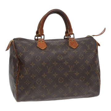 LOUIS VUITTON Monogram Speedy 30 Hand Bag M41526 LV Auth 84409