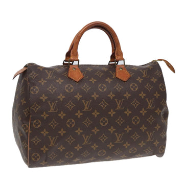 LOUIS VUITTON Monogram Speedy 35 Hand Bag M41524 LV Auth 84411