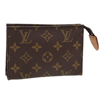 LOUIS VUITTON Monogram Poche Toilette 15 Pouch M47546 LV Auth 84462