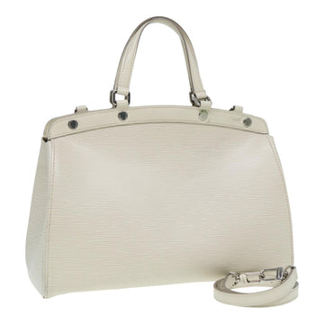 LOUIS VUITTON Epi Blair MM Hand Bag 2way White Yvoire M40330 LV Auth 84482