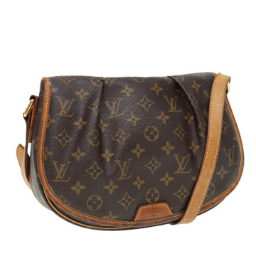 LOUIS VUITTON Monogram Menilmontant PM Shoulder Bag M40474 LV Auth 84503