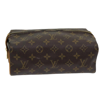 LOUIS VUITTON Monogram Trousse Patte Pression Cosmetic Pouch M47636 Auth 84506