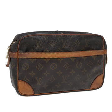 LOUIS VUITTON Monogram Compiegne 28 Clutch Bag M51845 LV Auth 84508