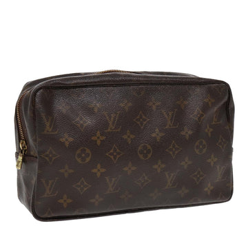 LOUIS VUITTON Monogram Trousse Toilette 28 Clutch Bag M47522 LV Auth 84509