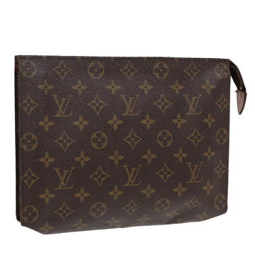 LOUIS VUITTON Monogram Poche Toilette 26 Pouch M47542 LV Auth 84514