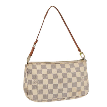 LOUIS VUITTON Damier Azur Pochette Accessoires Pouch N51986 LV Auth 84612