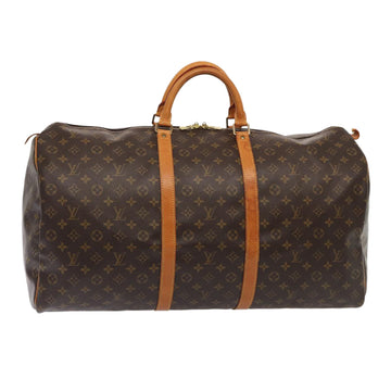 LOUIS VUITTON Monogram Keepall 60 Boston Bag M41422 LV Auth 84654