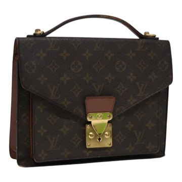 LOUIS VUITTON Monogram Monceau 28 Hand Bag 2way M51185 LV Auth 84669