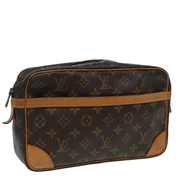 LOUIS VUITTON Monogram Compiegne 28 Clutch Bag M51845 LV Auth 84708