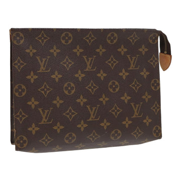 LOUIS VUITTON Monogram Poche Toilette 26 Pouch M47542 LV Auth 84709