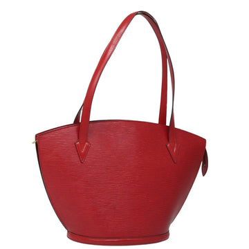 LOUIS VUITTON Epi Saint Jacques Shopping Shoulder Bag Red M52277 LV Auth 84721