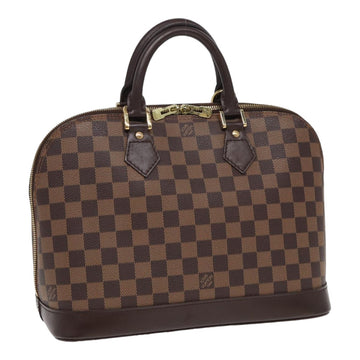 LOUIS VUITTON Damier Ebene Alma Hand Bag N51131 LV Auth 84745