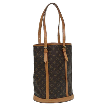 LOUIS VUITTON Monogram Bucket GM Shoulder Bag M42236 LV Auth 84785