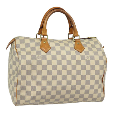 LOUIS VUITTON Damier Azur Speedy 30 Hand Bag N41533 LV Auth 84797