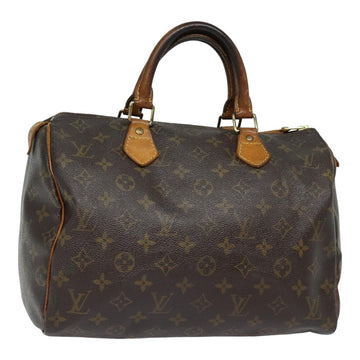 LOUIS VUITTON Monogram Speedy 30 Hand Bag M41526 LV Auth 84801