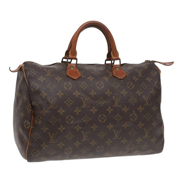 LOUIS VUITTON Monogram Speedy 35 Hand Bag M41524 LV Auth 84802