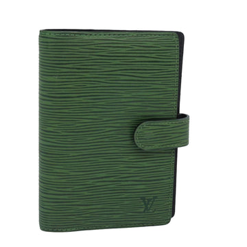 LOUIS VUITTON Epi Agenda PM Day Planner Cover Green R20054 LV Auth 84816