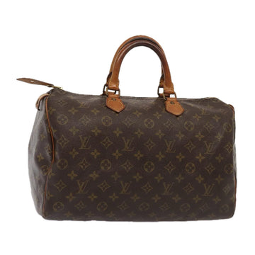 LOUIS VUITTON Monogram Speedy 35 Hand Bag M41524 LV Auth 84840