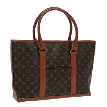 LOUIS VUITTON Monogram Sac Weekend PM Tote Bag M42425 LV Auth 84843