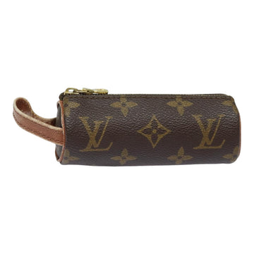 LOUIS VUITTON Monogram Etui 3 Ball de Golf Pouch M58249 LV Auth 84878