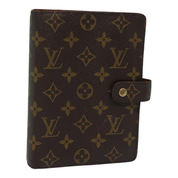 LOUIS VUITTON Monogram Agenda MM Day Planner Cover R20105 LV Auth 84886