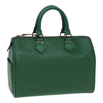 LOUIS VUITTON Epi Speedy 25 Hand Bag Borneo Green M43014 LV Auth 84907