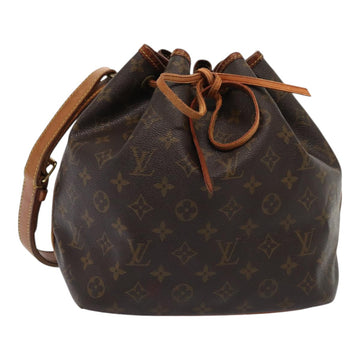 LOUIS VUITTON Monogram Petit Noe Shoulder Bag M42226 LV Auth 84951