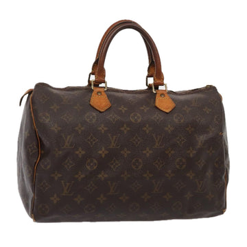 LOUIS VUITTON Monogram Speedy 35 Hand Bag M41524 LV Auth 84960