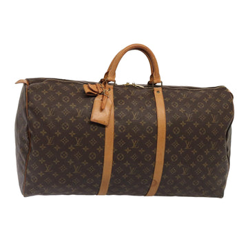 LOUIS VUITTON Monogram Keepall 60 Boston Bag M41422 LV Auth 84970