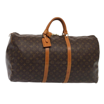 LOUIS VUITTON Monogram Keepall 60 Boston Bag M41422 LV Auth 84971