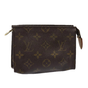 LOUIS VUITTON Monogram Poche Toilette 15 Pouch M47546 LV Auth 84988