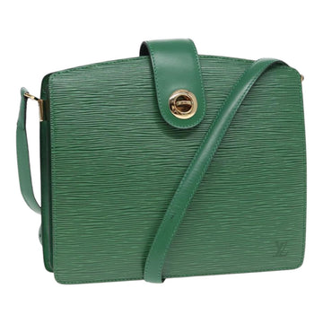 LOUIS VUITTON Epi Capuchin Shoulder Bag Green M52344 LV Auth 84999