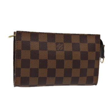 LOUIS VUITTON Damier Ebene Marais Pouch LV Auth 85036