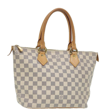 LOUIS VUITTON Damier Azur Saleya PM Tote Bag N51186 LV Auth 85043