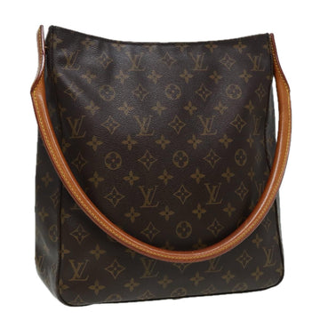 LOUIS VUITTON Monogram Looping GM Shoulder Bag M51145 LV Auth 85048