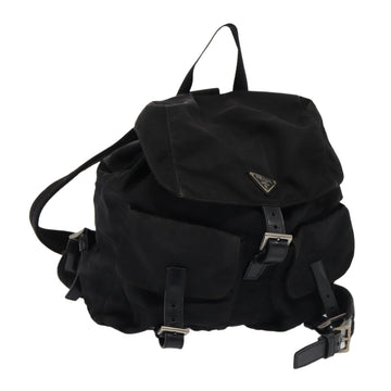 PRADA Backpack Nylon Black Auth 85050