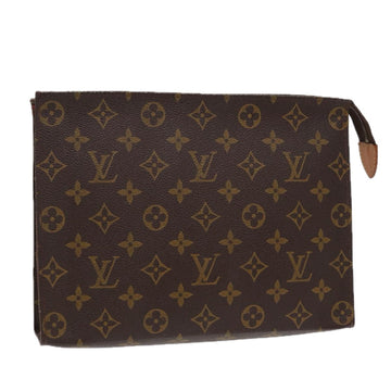 LOUIS VUITTON Monogram Poche Toilette 26 Pouch M47542 LV Auth 85080