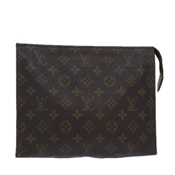 LOUIS VUITTON Monogram Poche Toilette 26 Pouch M47542 LV Auth 85083