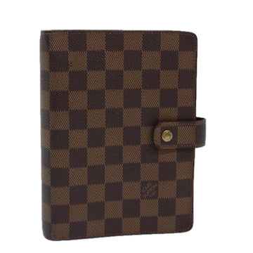 LOUIS VUITTON Damier Ebene Agenda MM Day Planner Cover R20240 LV Auth 85086