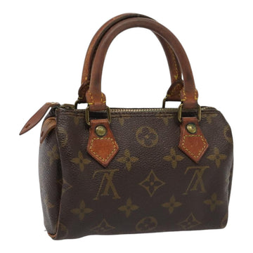 LOUIS VUITTON Monogram Mini Speedy Hand Bag M41534 LV Auth 85088