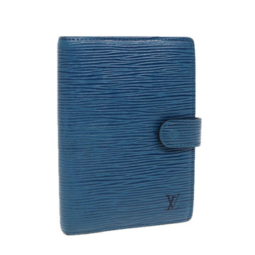 LOUIS VUITTON Epi Agenda PM Day Planner Cover Blue R20055 LV Auth 85178