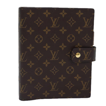 LOUIS VUITTON Monogram Agenda GM Day Planner Cover R20006 LV Auth 85185