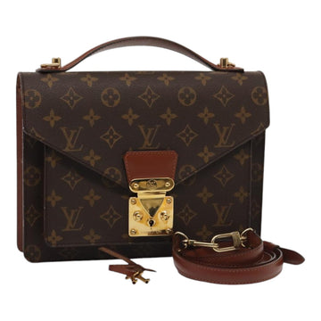 LOUIS VUITTON Monogram Monceau 26 Shoulder Bag M51187 LV Auth 85209