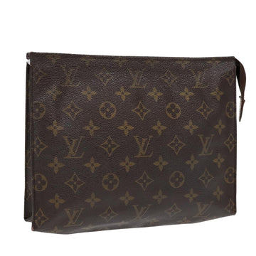 LOUIS VUITTON Monogram Poche Toilette 26 Pouch M47542 LV Auth 85213