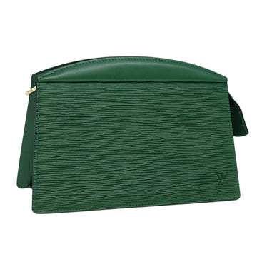 LOUIS VUITTON Epi Trousse Crete Pouch Green M48404 LV Auth 85217