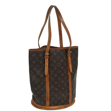 LOUIS VUITTON Monogram Bucket GM Shoulder Bag M42236 LV Auth 85263