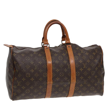 LOUIS VUITTON Monogram Keepall 45 Boston Bag M41428 LV Auth 85273