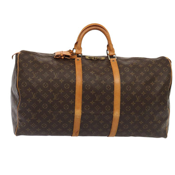 LOUIS VUITTON Monogram Keepall 60 Boston Bag M41422 LV Auth 85276